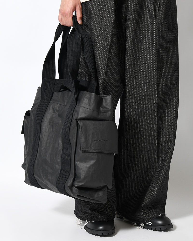 Y-3 TOTE BAG -BLACK-