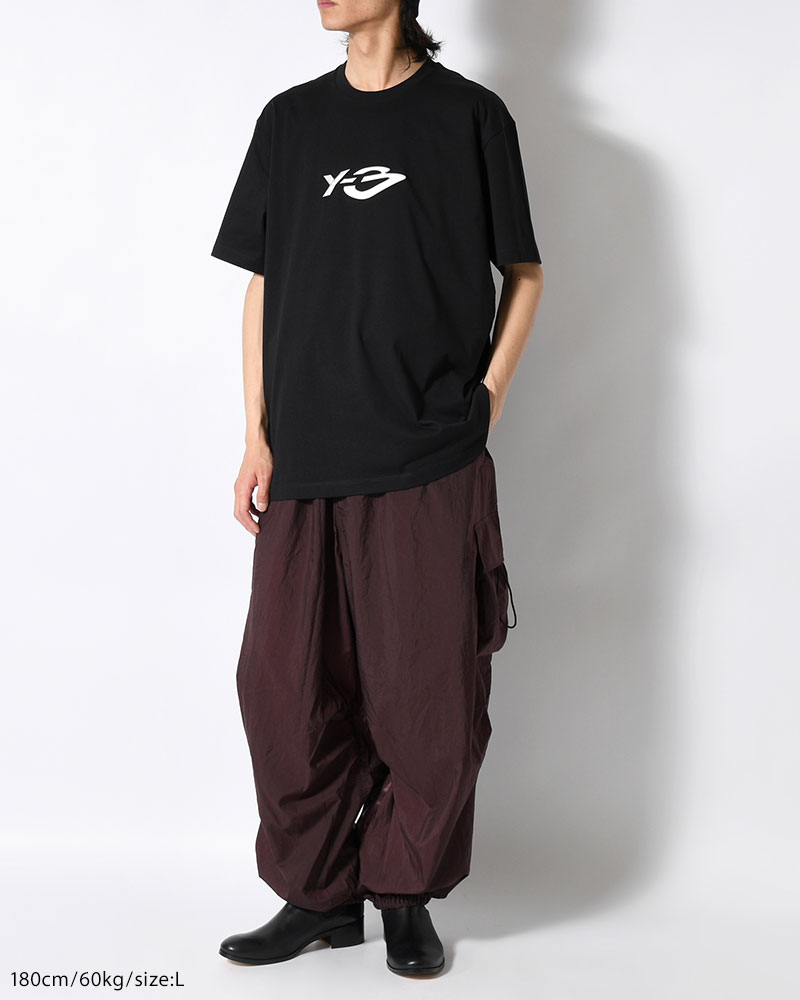 LOGO SS TEE -BLACK-