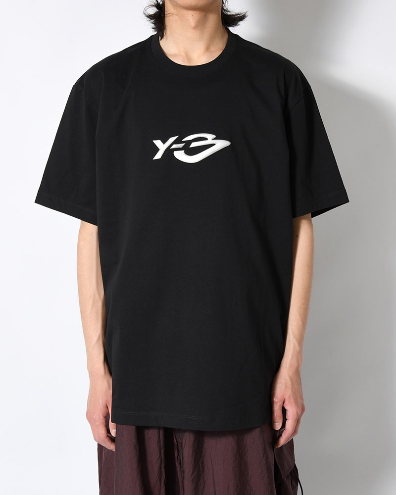 LOGO SS TEE -BLACK-