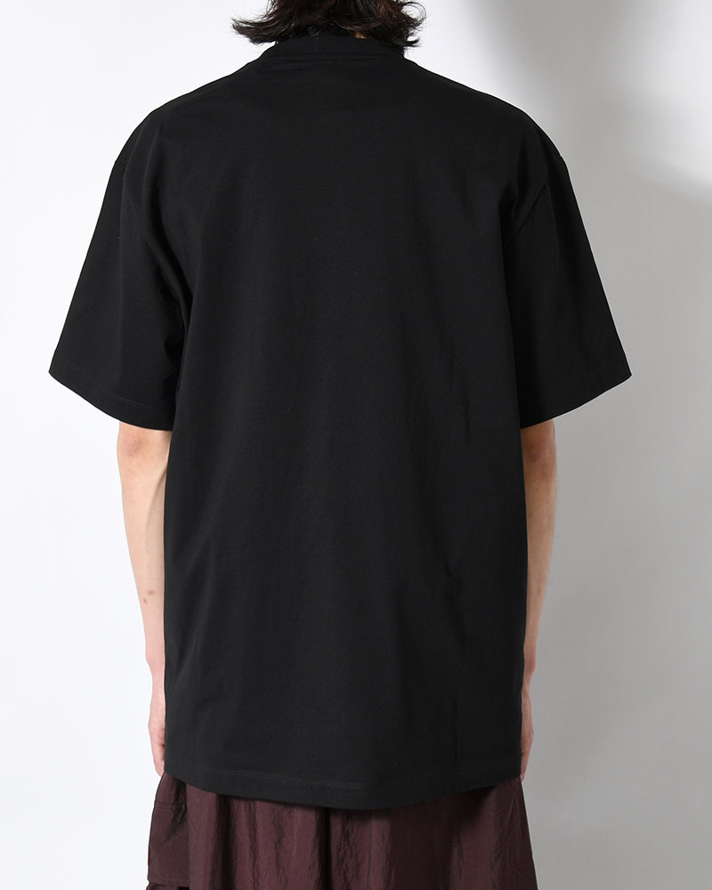 LOGO SS TEE -BLACK-