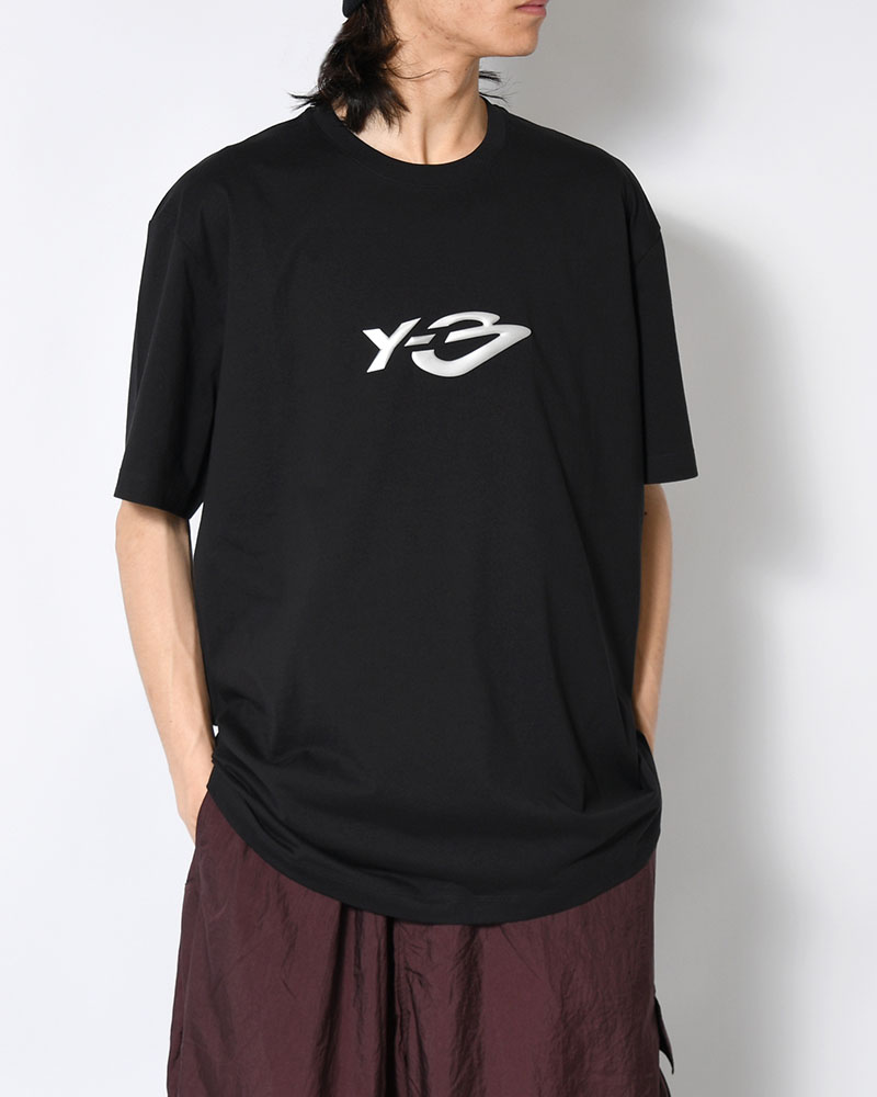 LOGO SS TEE -BLACK-