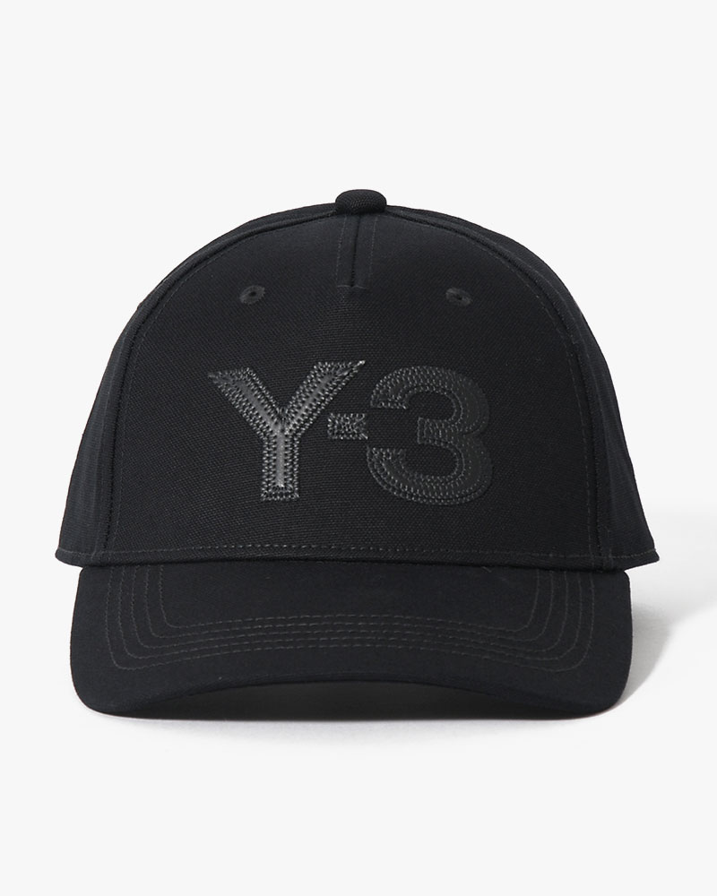 Y-3 LOGO CAP -BLACK/BLACK-