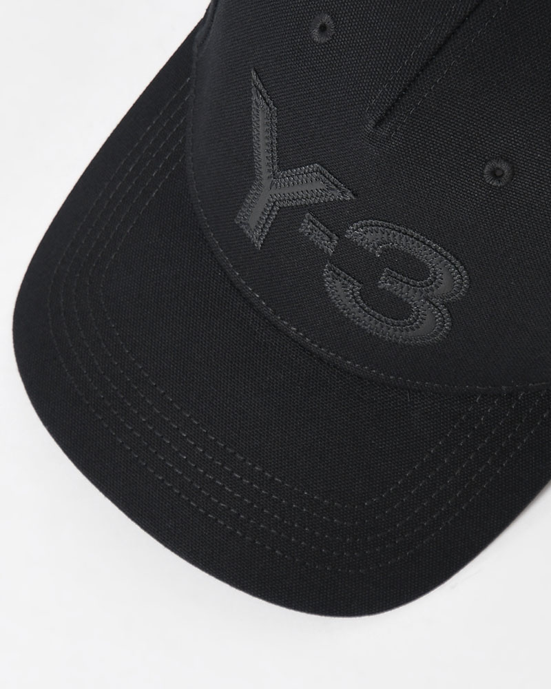 Y-3 LOGO CAP -BLACK/BLACK-