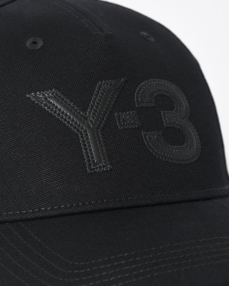 Y-3 LOGO CAP -BLACK/BLACK-