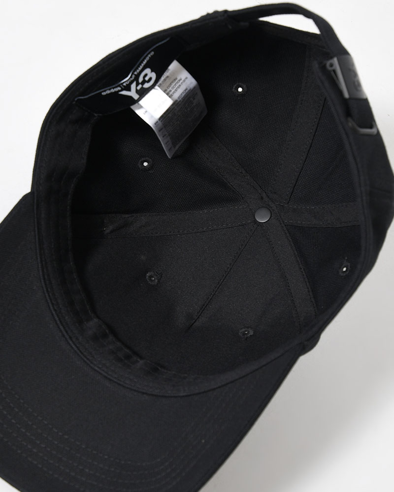 Y-3 LOGO CAP -BLACK/BLACK-