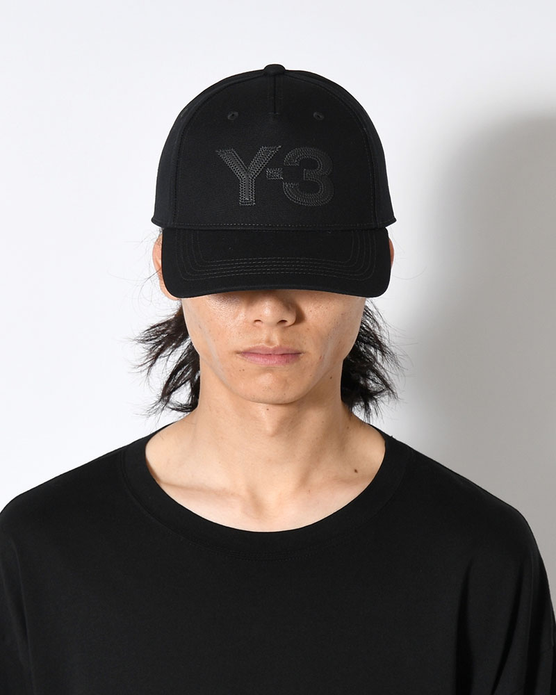 Y-3 LOGO CAP -BLACK/BLACK-