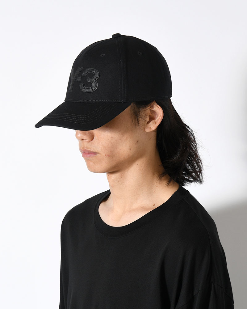 Y-3 LOGO CAP -BLACK/BLACK-