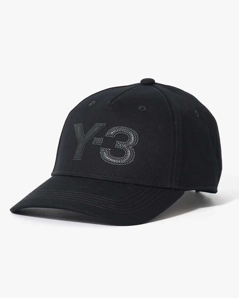 Y-3 LOGO CAP -BLACK/BLACK-
