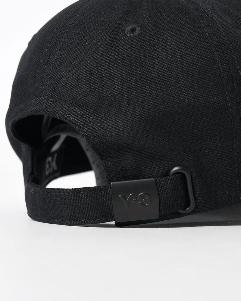 Y-3 LOGO CAP -BLACK/WHITE-