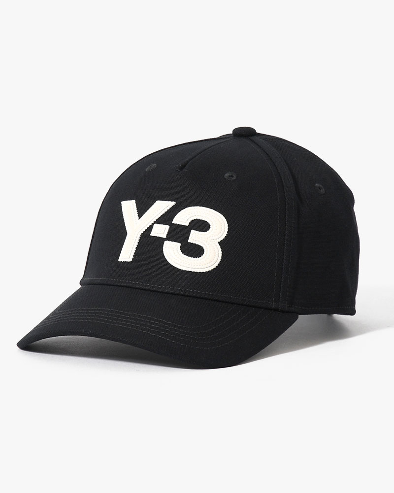 Y-3 LOGO CAP -BLACK/WHITE-