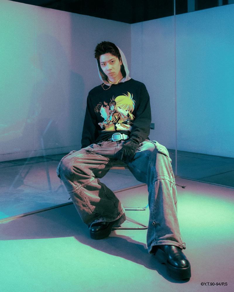 "MULTI" LS TEE(x幽遊白書) -BLACK-