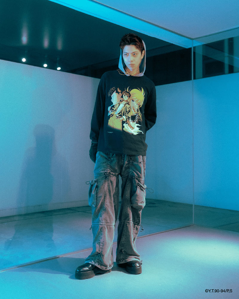 "MULTI" LS TEE(x幽遊白書) -BLACK-