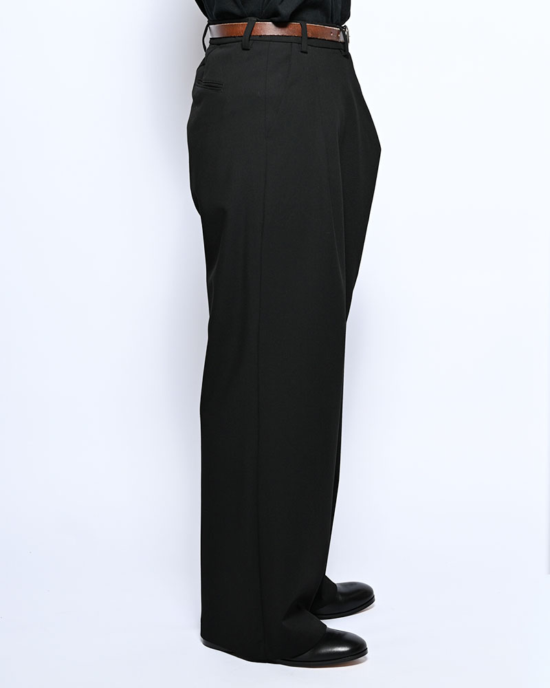 2WAY WRAP PANTS -BLACK-