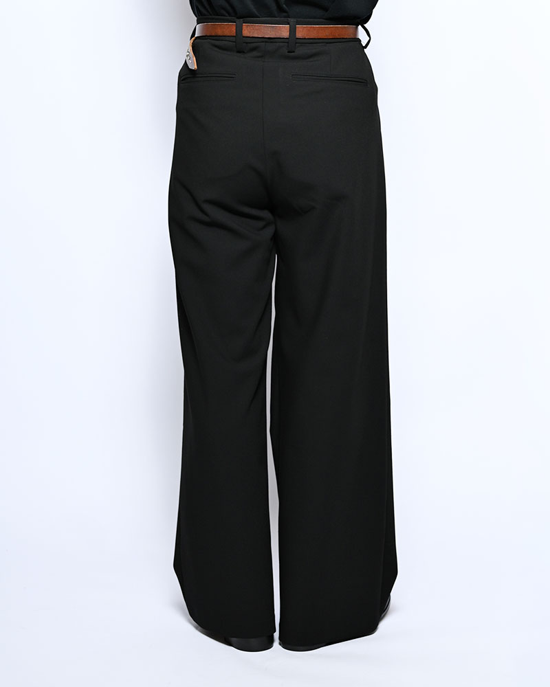 2WAY WRAP PANTS -BLACK-