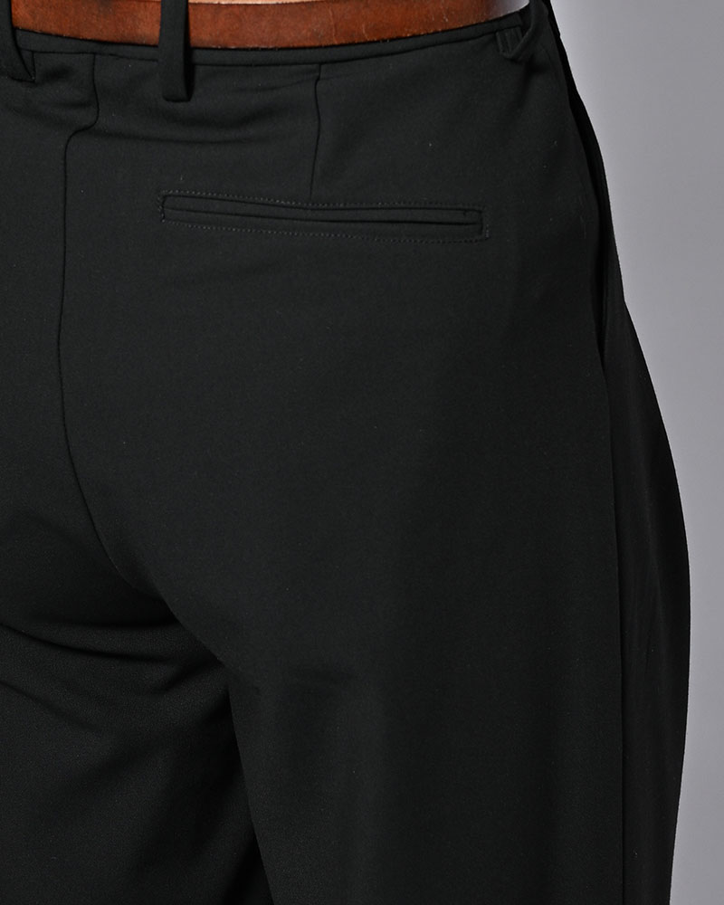 2WAY WRAP PANTS -BLACK-