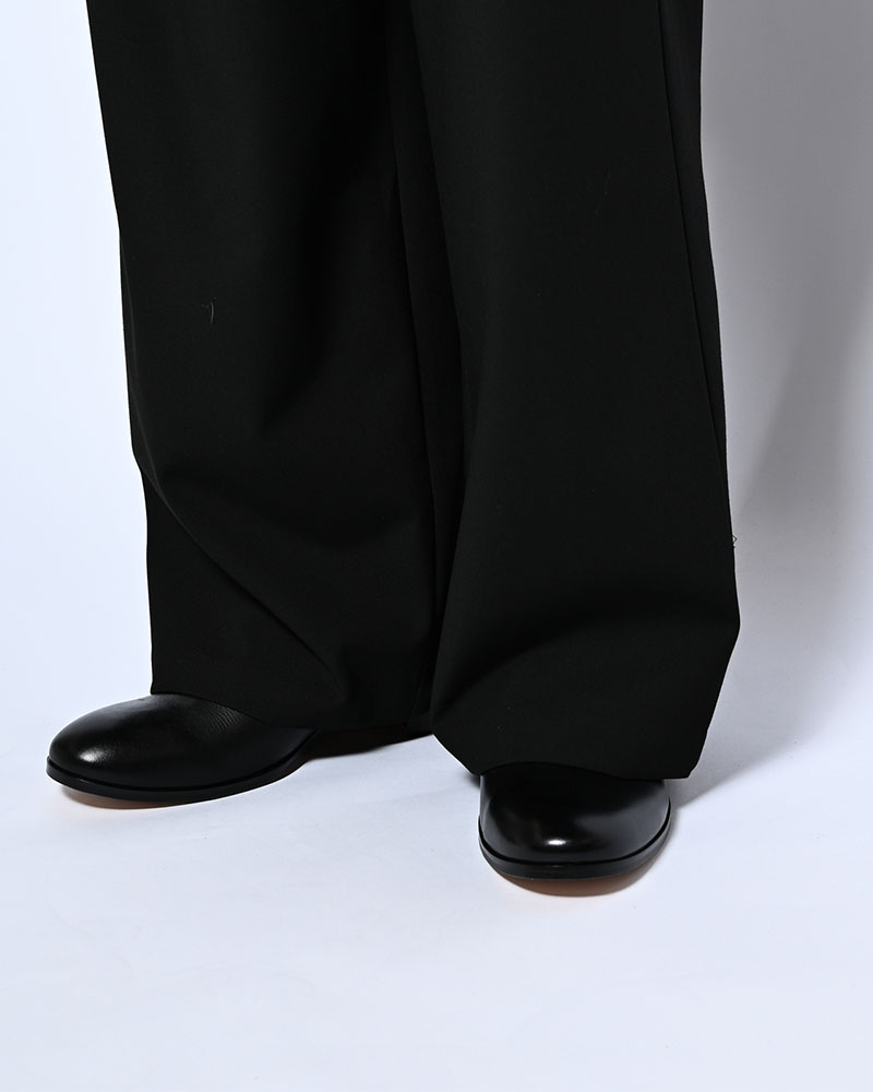 2WAY WRAP PANTS -BLACK-