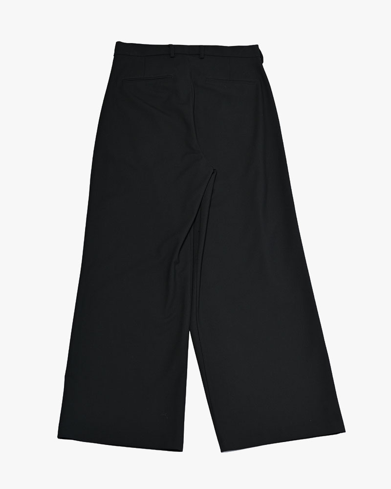 2WAY WRAP PANTS -BLACK-
