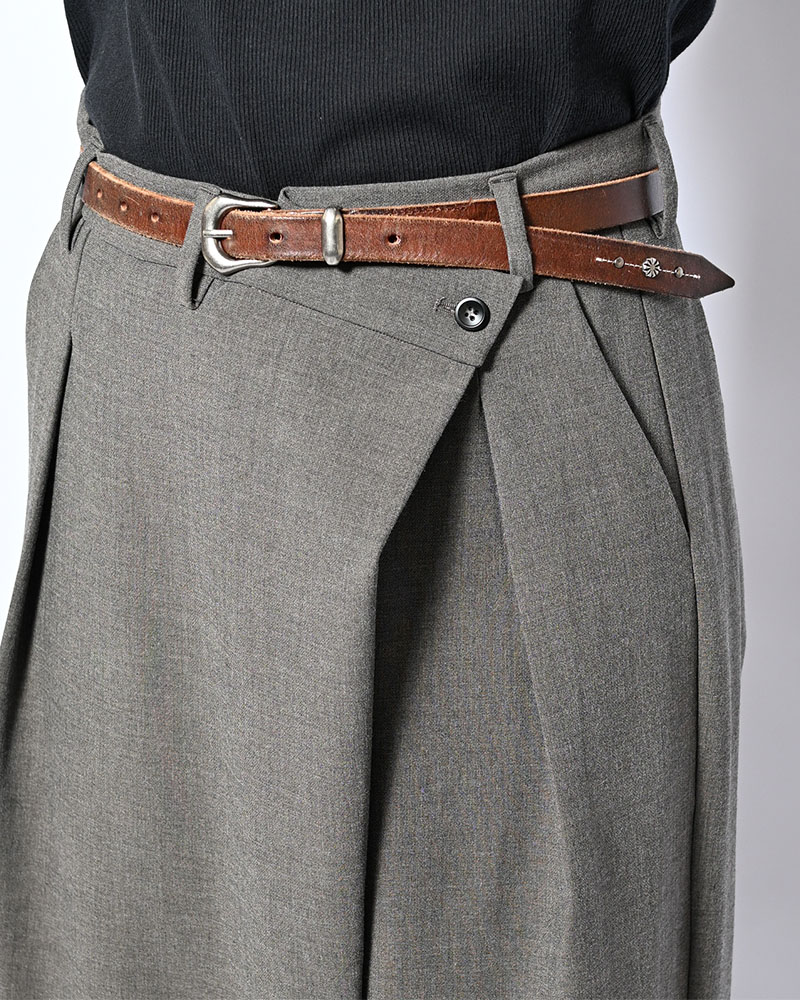 2WAY WRAP PANTS -GREGE-