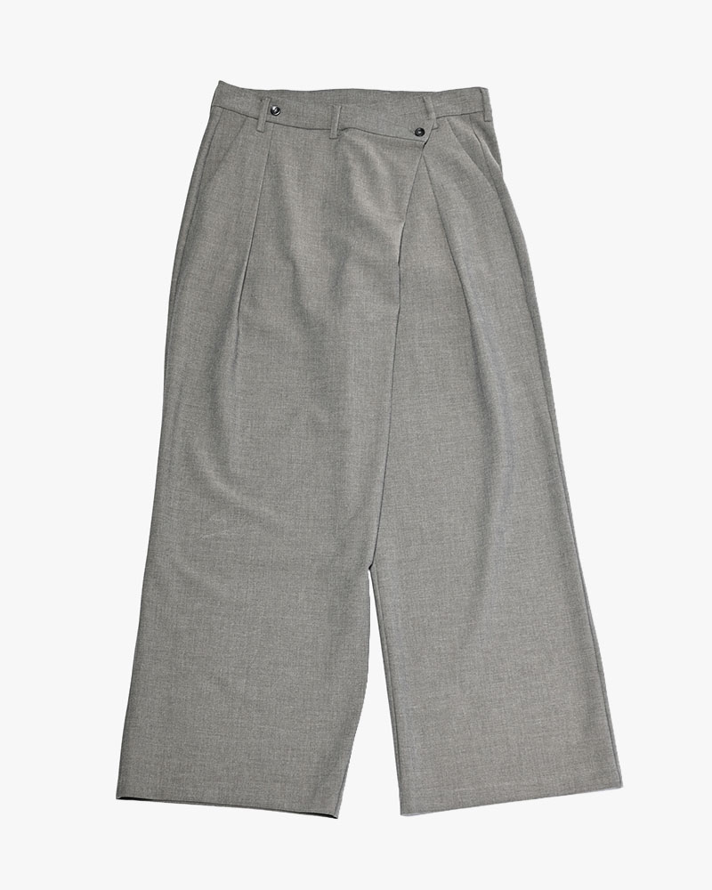2WAY WRAP PANTS -GREGE-