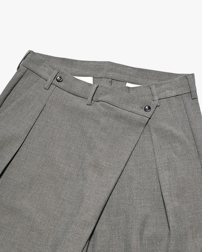 2WAY WRAP PANTS -GREGE-