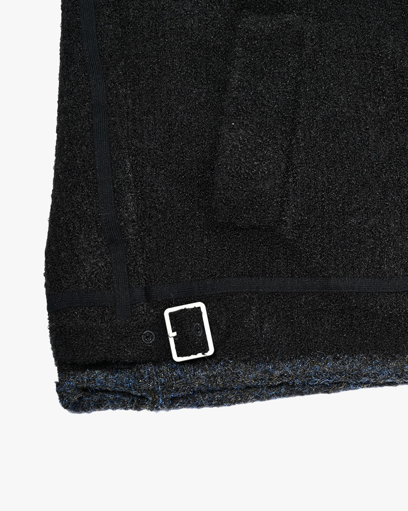 KNIT B-3 JACKET -BLACK-