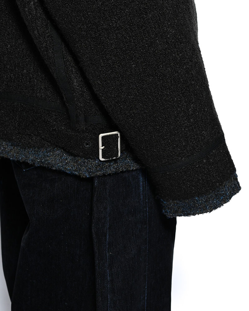 KNIT B-3 JACKET -BLACK-