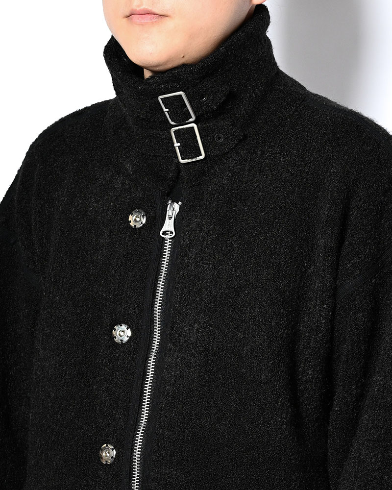 KNIT B-3 JACKET -BLACK-