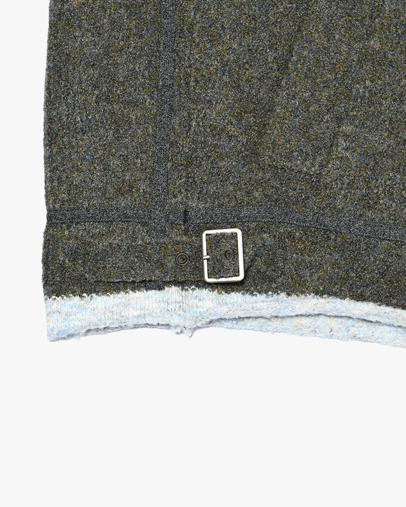 KNIT B-3 JACKET -GREEN-