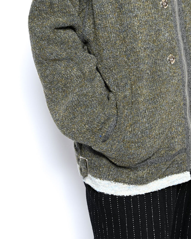KNIT B-3 JACKET -GREEN-