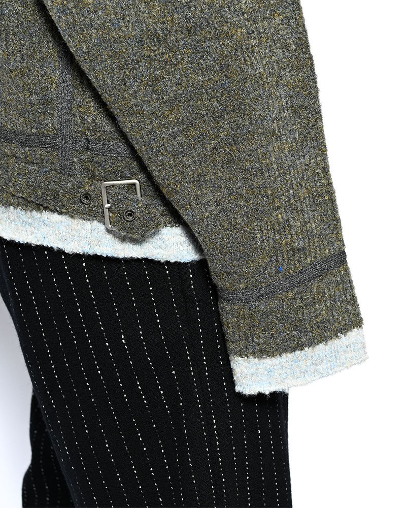 KNIT B-3 JACKET -GREEN-