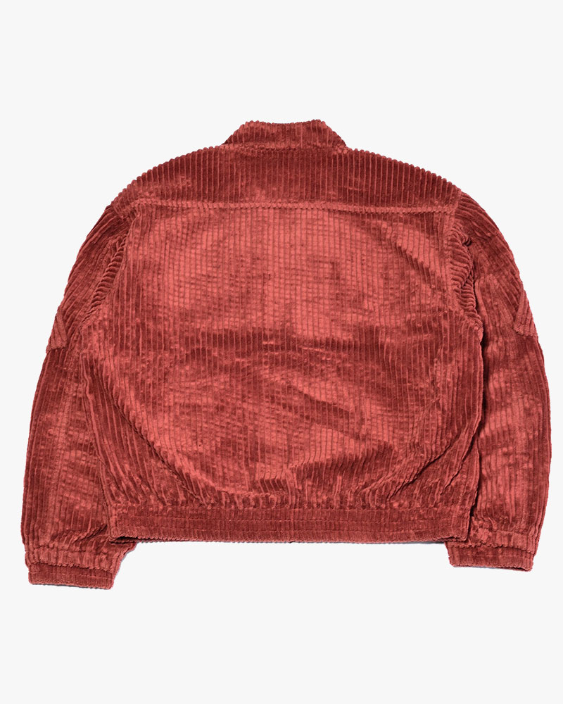 FAT CORDUROY FLIGHT JACKET -BURGUNDY-