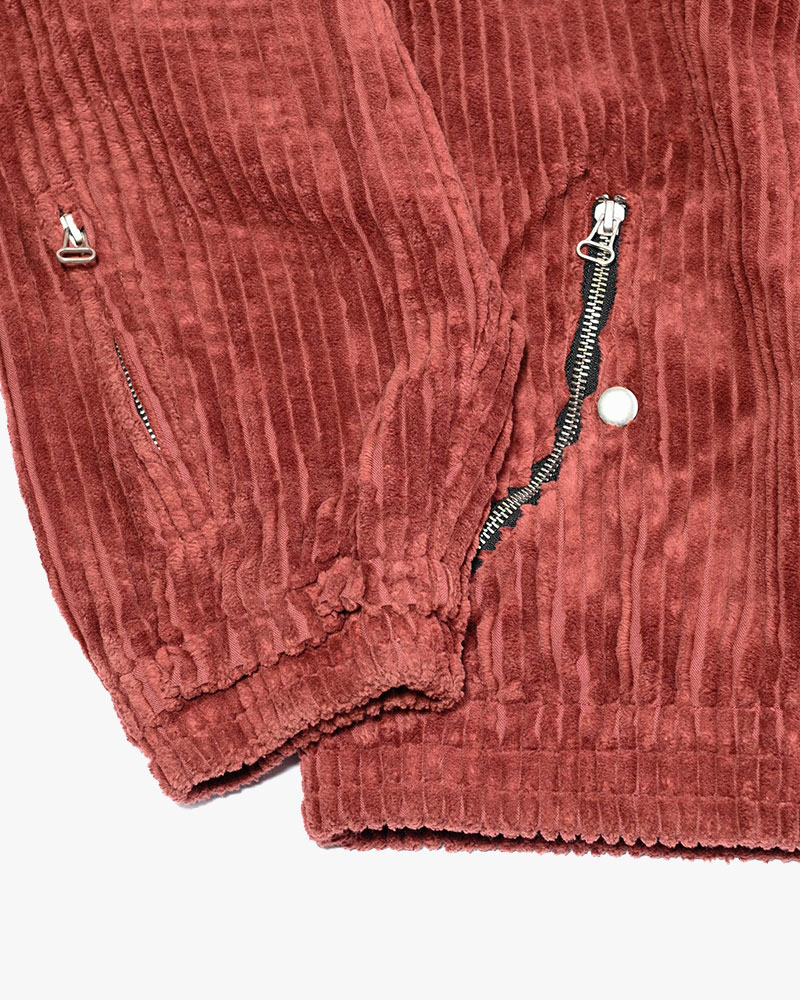 FAT CORDUROY FLIGHT JACKET -BURGUNDY-