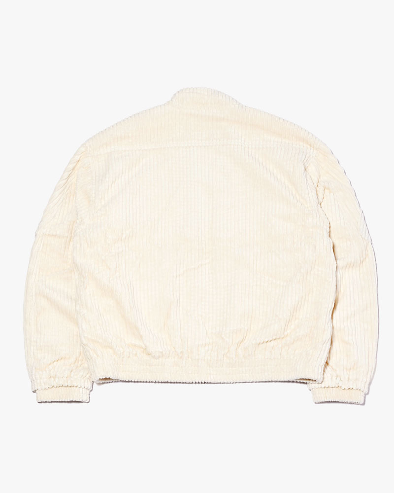 FAT CORDUROY FLIGHT JACKET -WHITE-