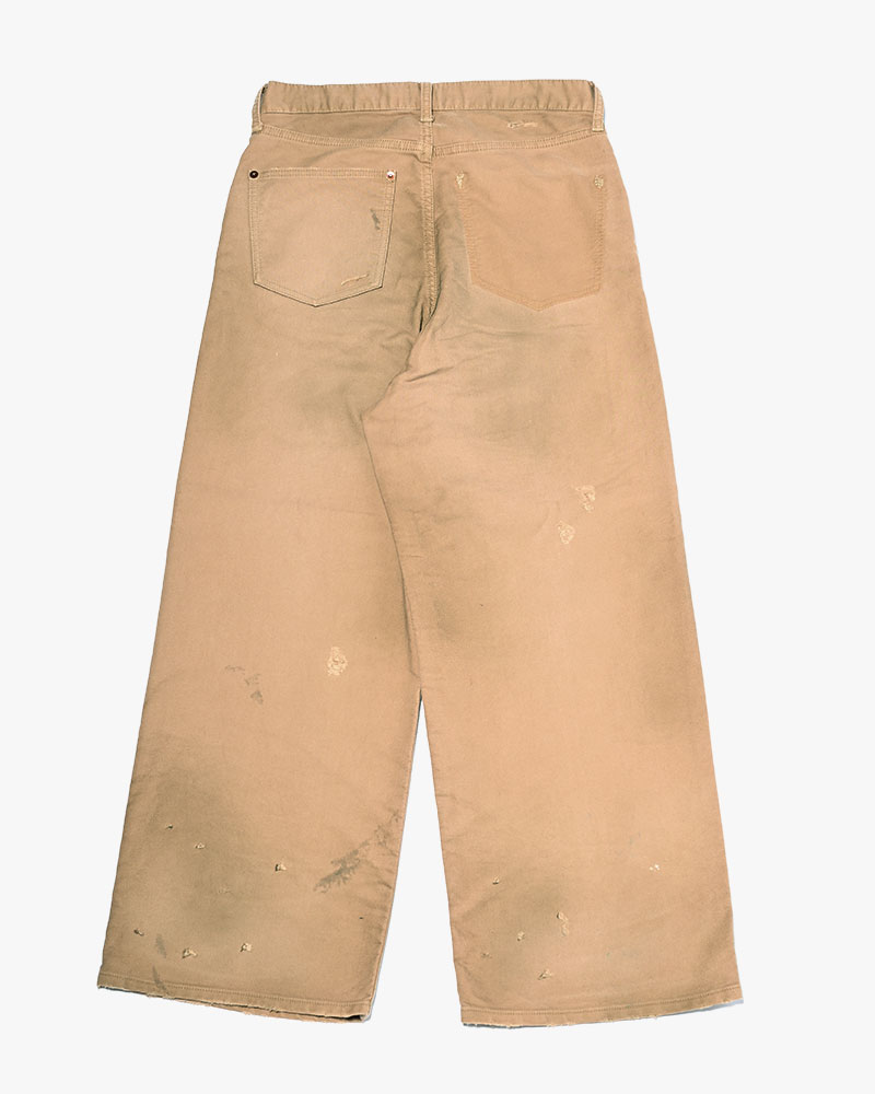 GRUNGE WORKER PANTS -BEIGE-