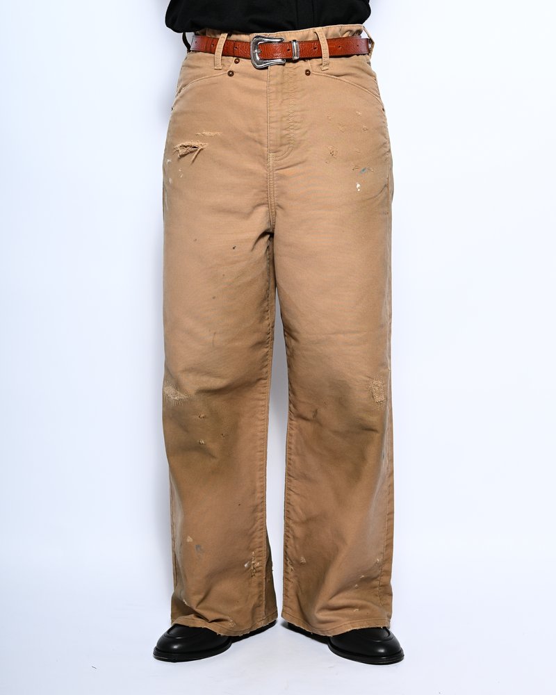 GRUNGE WORKER PANTS -BEIGE-