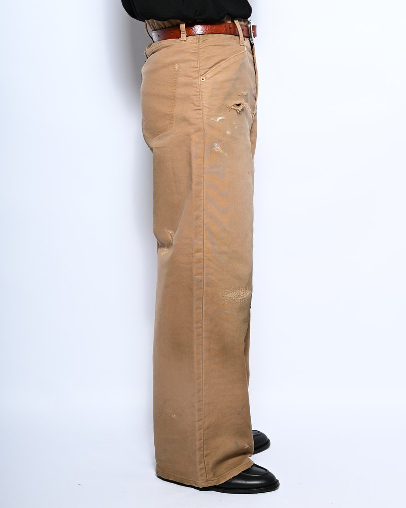 GRUNGE WORKER PANTS -BEIGE-