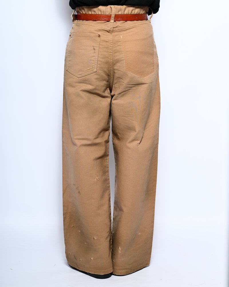 GRUNGE WORKER PANTS -BEIGE-