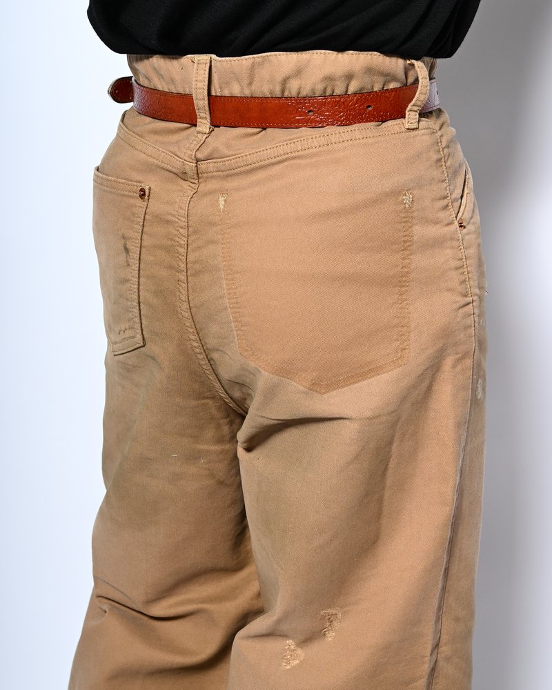 GRUNGE WORKER PANTS -BEIGE-