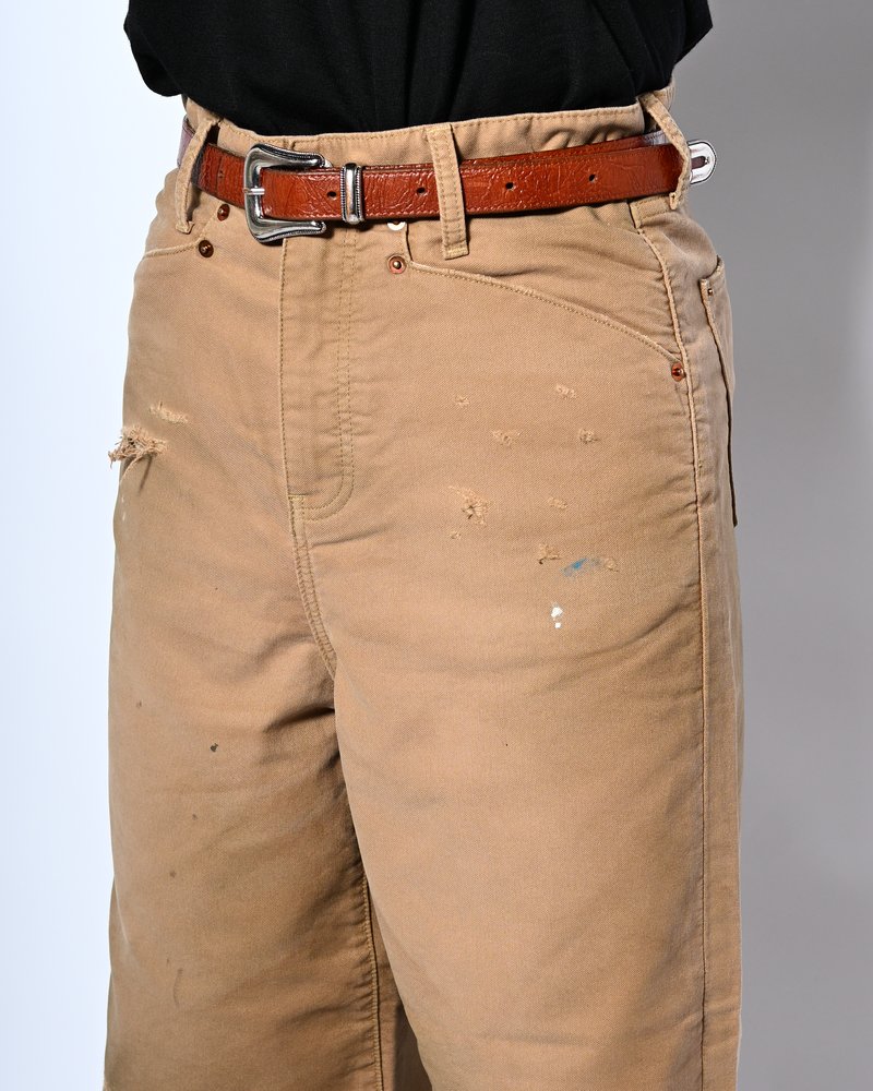 GRUNGE WORKER PANTS -BEIGE-