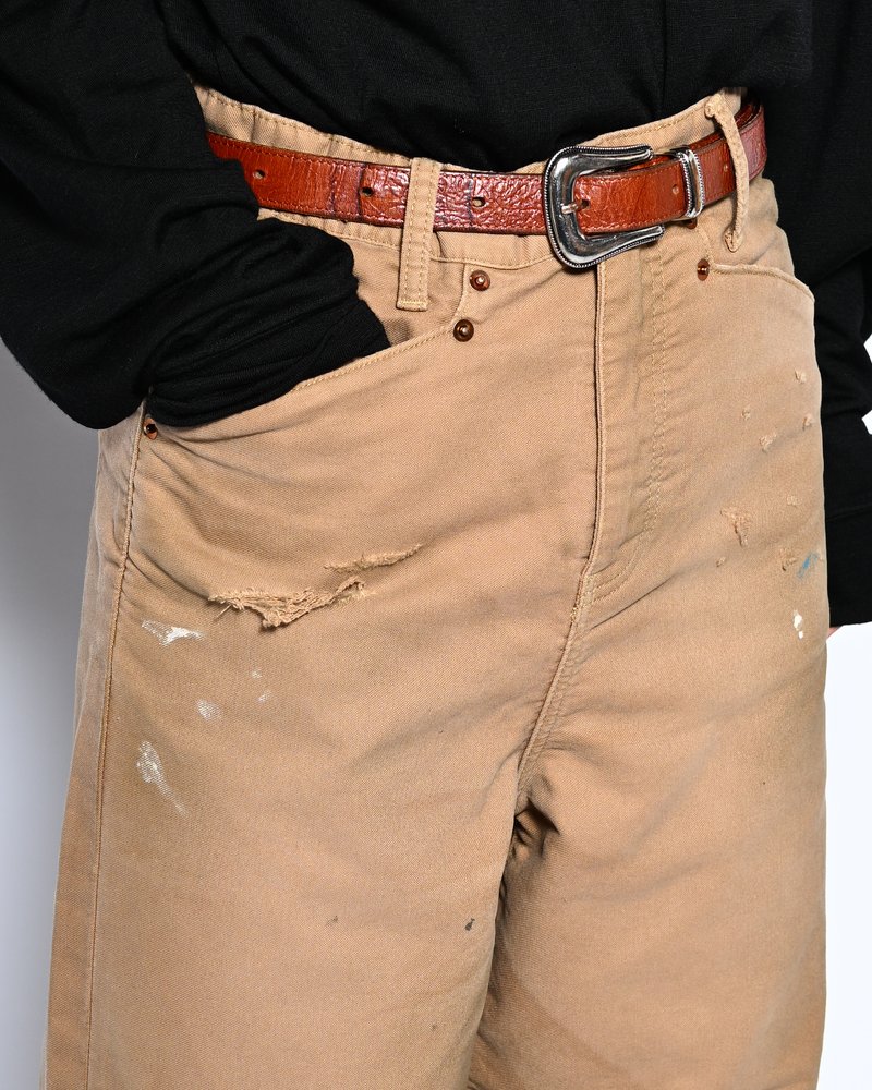 GRUNGE WORKER PANTS -BEIGE-
