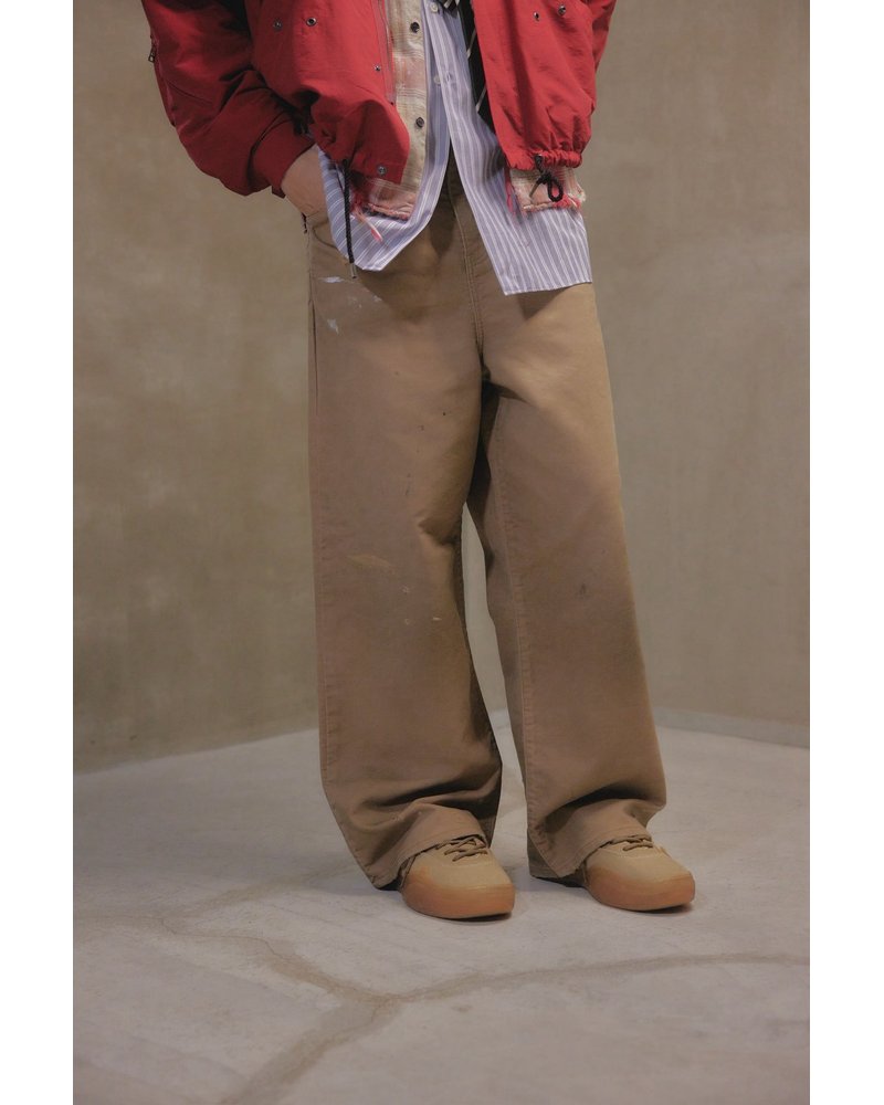 GRUNGE WORKER PANTS -BEIGE-