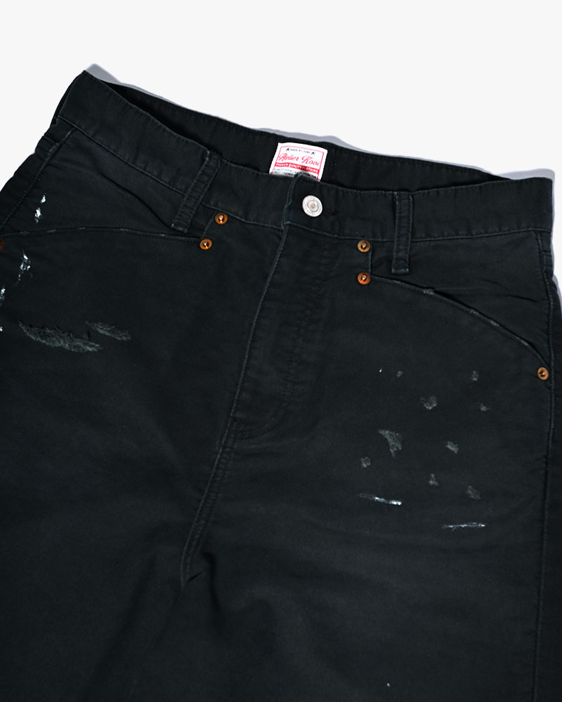GRUNGE WORKER PANTS -BLACK-