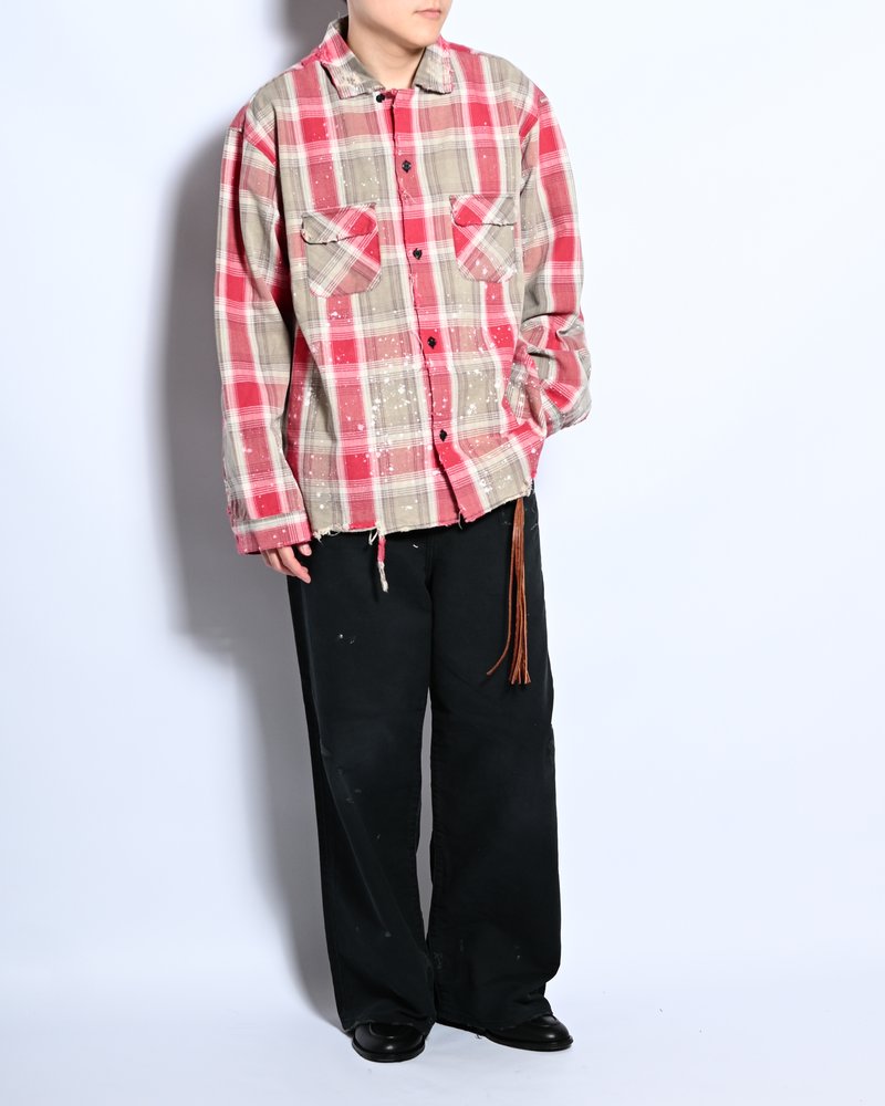 GRUNGE WORKER PANTS -BLACK-