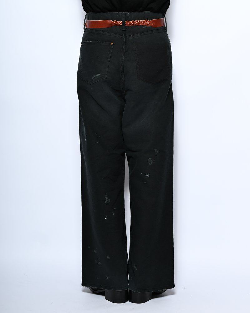 GRUNGE WORKER PANTS -BLACK-