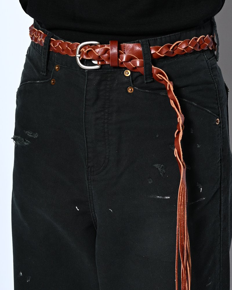 GRUNGE WORKER PANTS -BLACK-