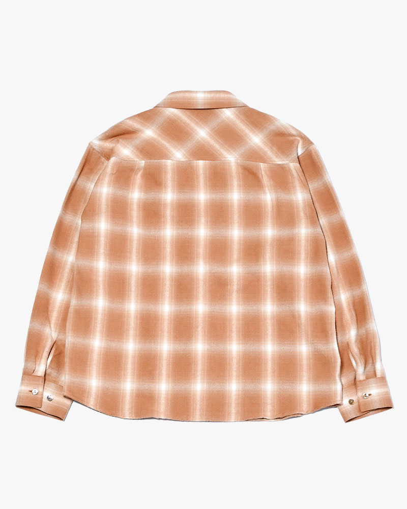 ONE BUTTON SHIRT -ORANGE-