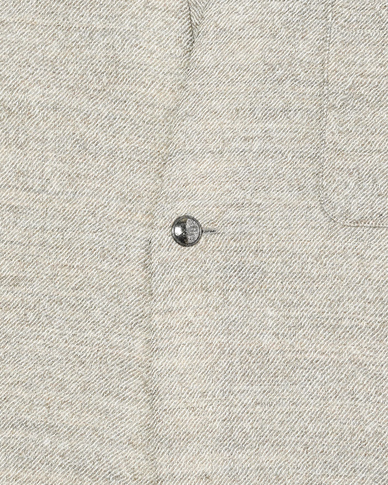 ONE BUTTON SHIRT -OFF WHITE-