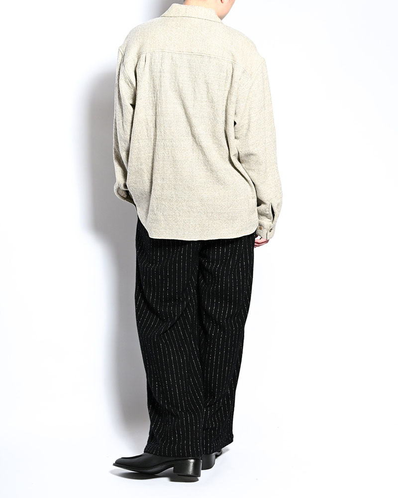 ONE BUTTON SHIRT -OFF WHITE-