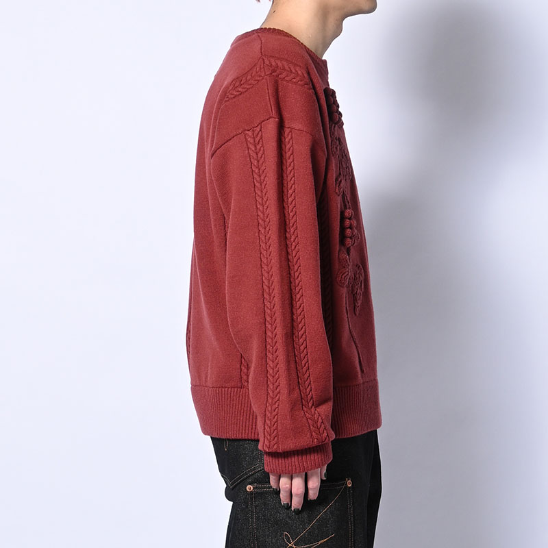 DECORATIVE FLOWER KNIT -3.COLOR-