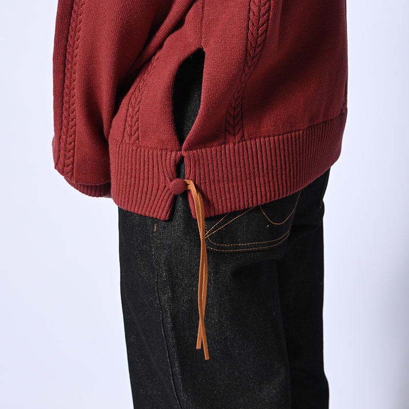 DECORATIVE FLOWER KNIT -3.COLOR-